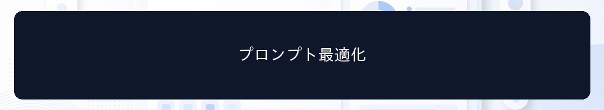 プロンプト最適化